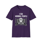 "I See Normal People" Spooked Boy T-Shirt