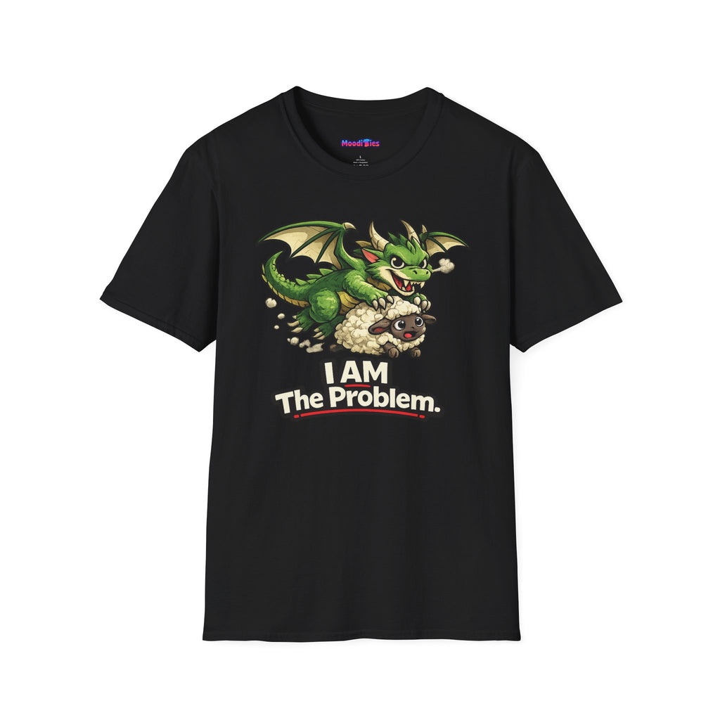 "I AM The Problem" Dragon Stealing Sheep T-Shirt