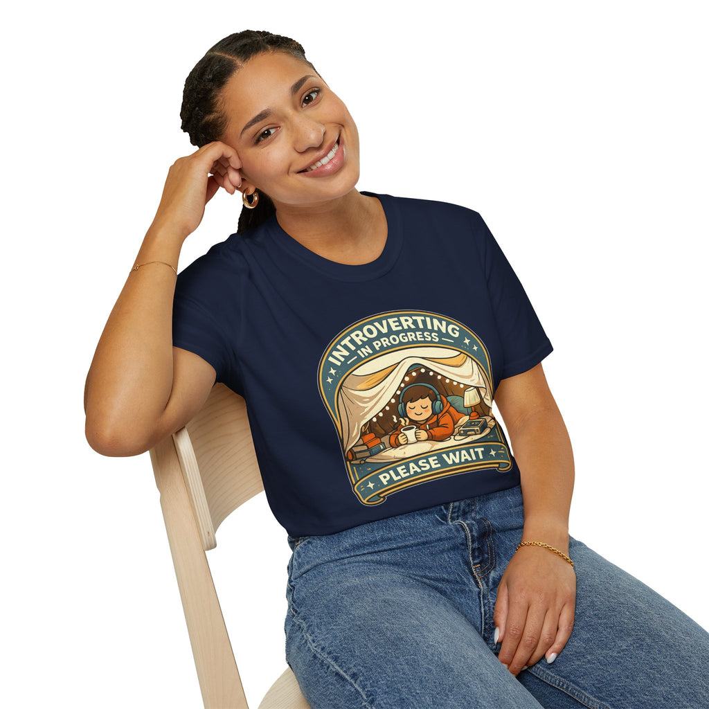 "Introverting In Progress, Please Wait" T-Shirt