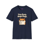 "Tiny Body, Huge Rage." Angry Hamster T-Shirt