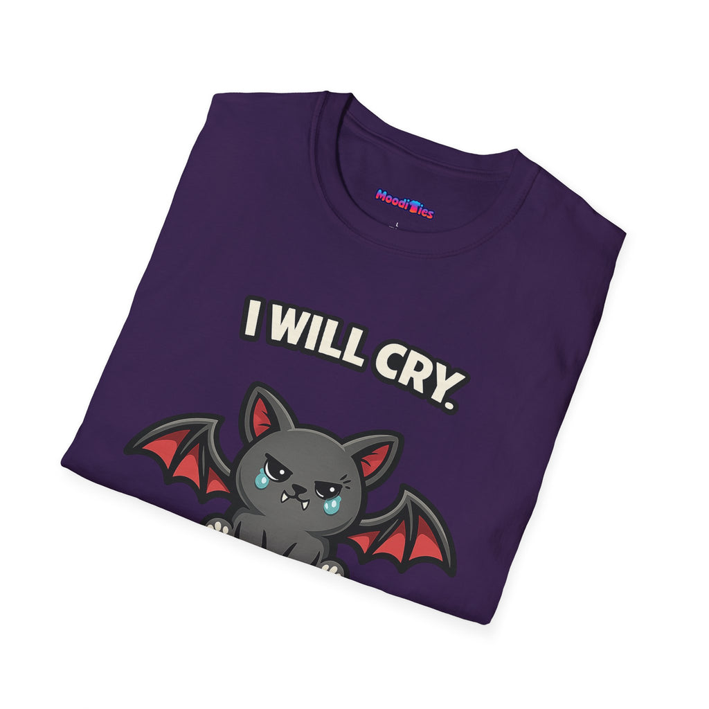 "I Will Cry" Kawaii Baby Bat T-Shirt