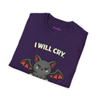 "I Will Cry" Kawaii Baby Bat T-Shirt