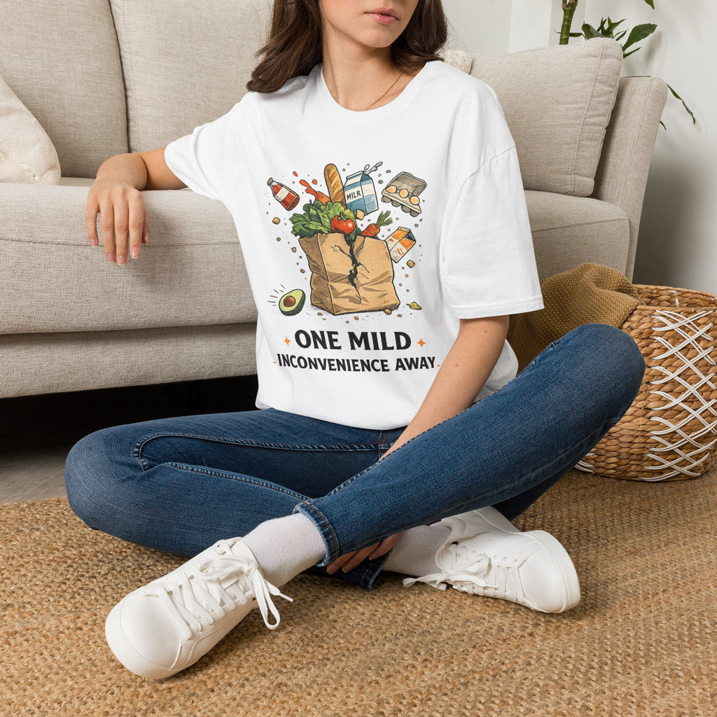 Exploding Grocery Bag T-Shirt