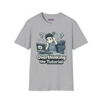 "Overthinking the Tutorial" Gamer Graphic T‑Shirt