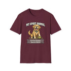 "My Spirit Animal: Dog (I'm So Happy You're Here)" T-Shirt