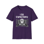 "I See Stupid People" Spooked Boy T-Shirt