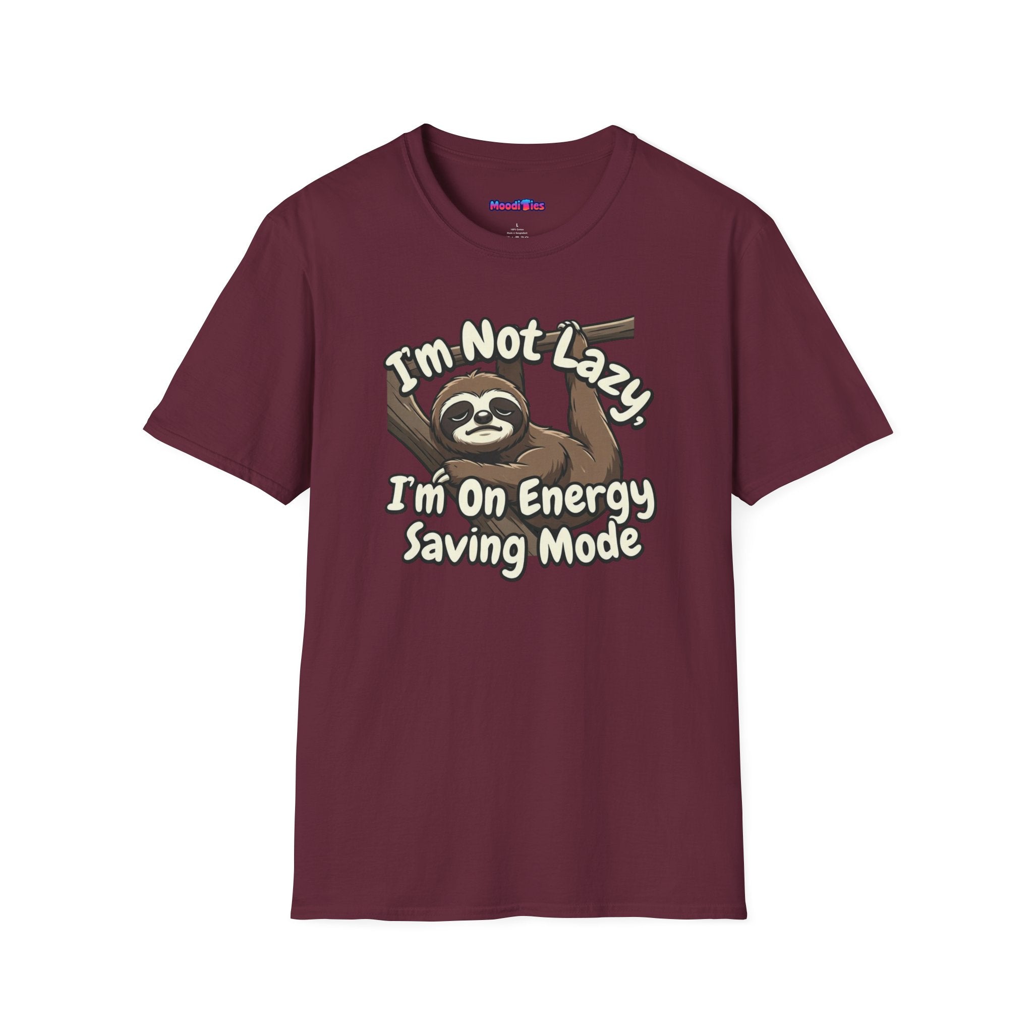 "I'm Not Lazy, I'm On Energy Saving Mode" Sloth T-Shirt