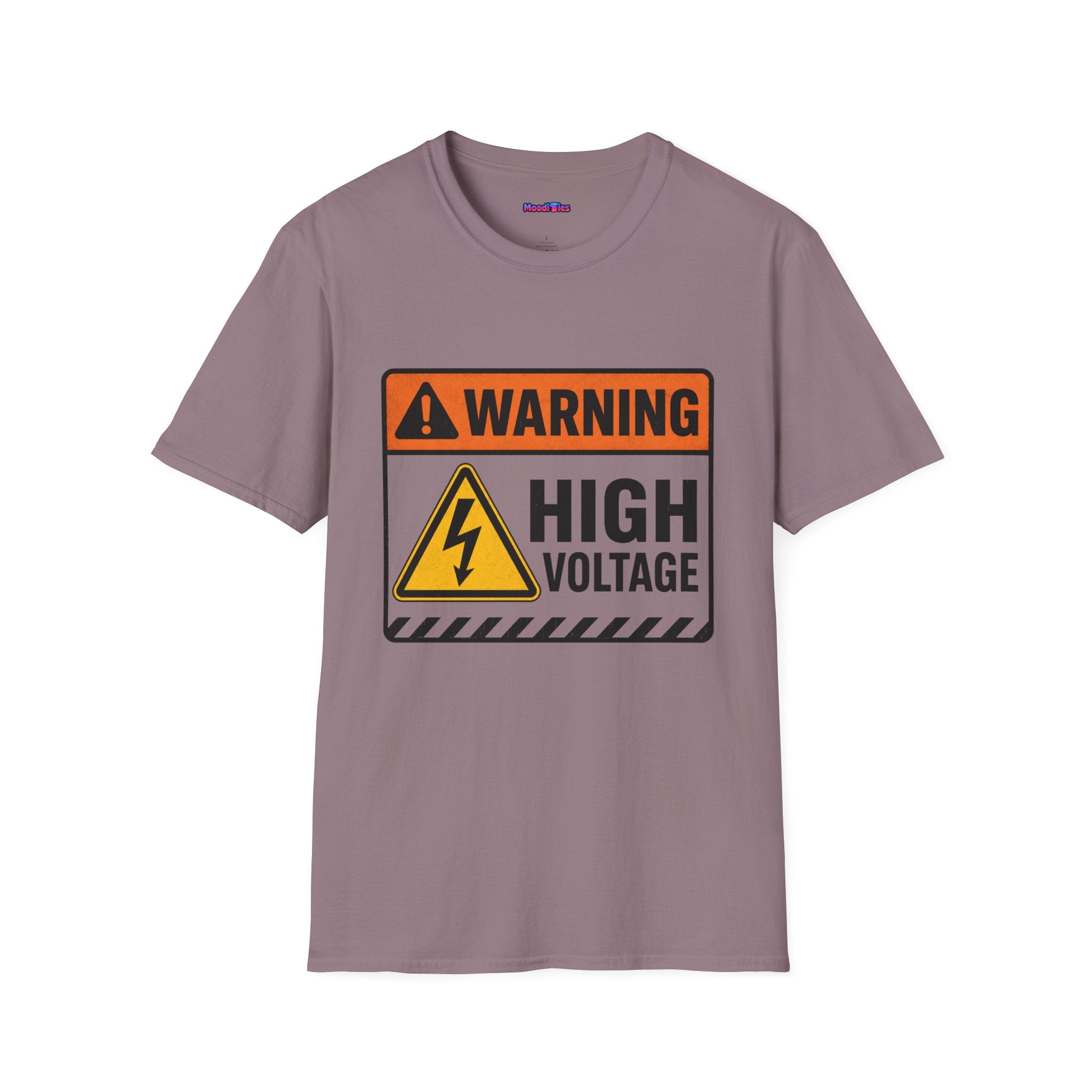 "Warning: High Voltage" Warning Sign T-Shirt