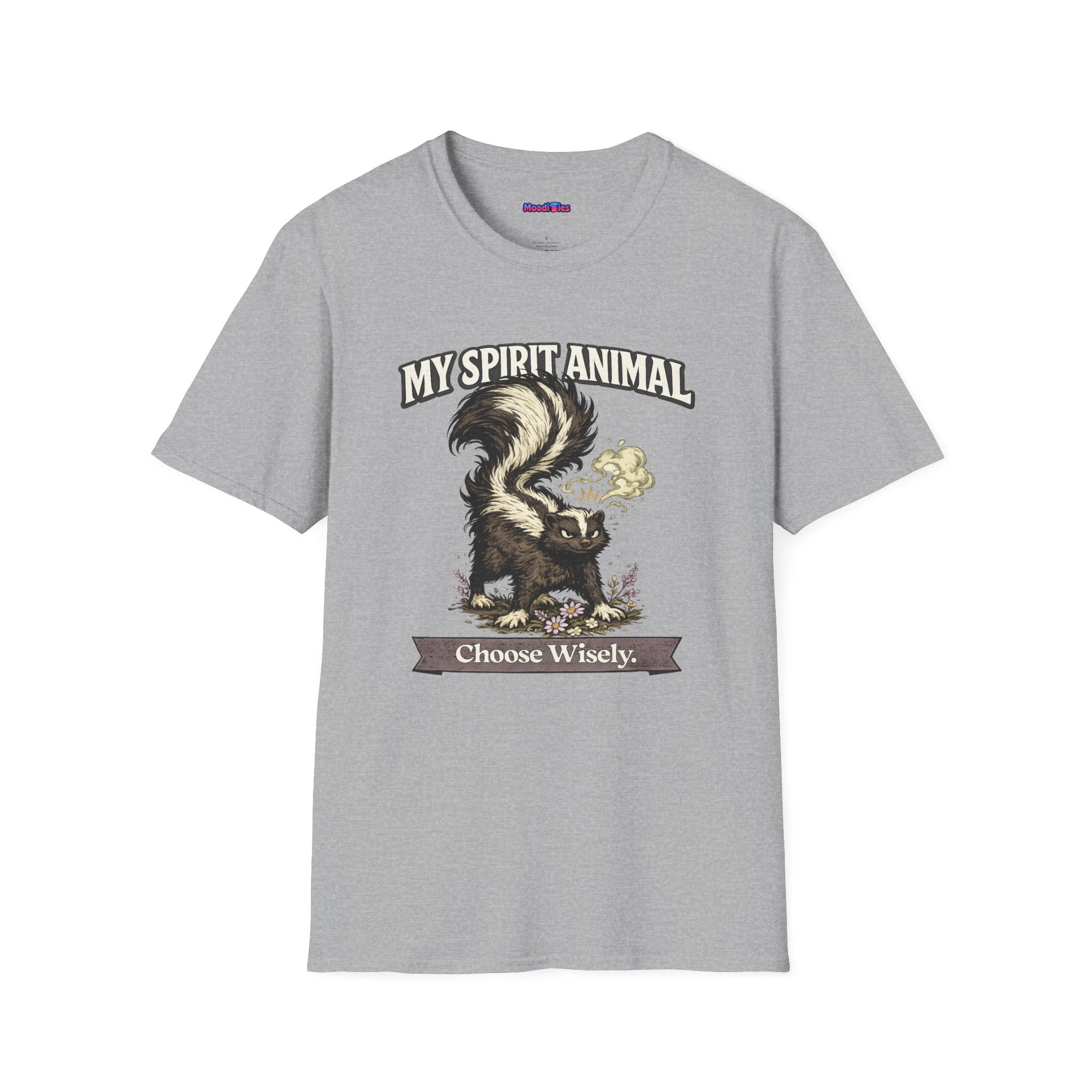 "My Spirit Animal: Skunk (Choose Wisely)" T-Shirt