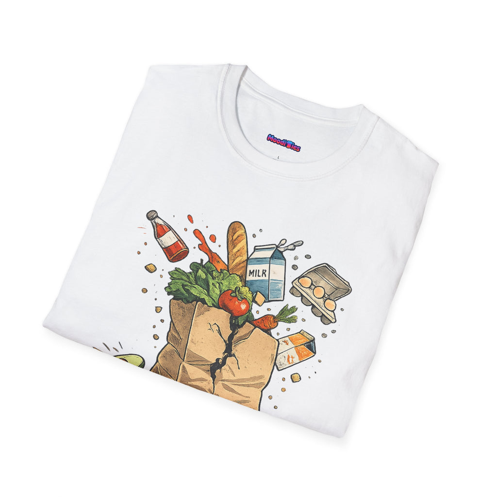 Exploding Grocery Bag T-Shirt
