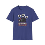 "My Anxiety Has Anxiety" Cute Anxiety Cat T-Shirt