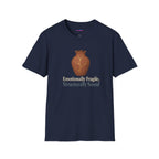 "Emotionally Fragile, Structurally Sound" Kintsugi Vase T-Shirt