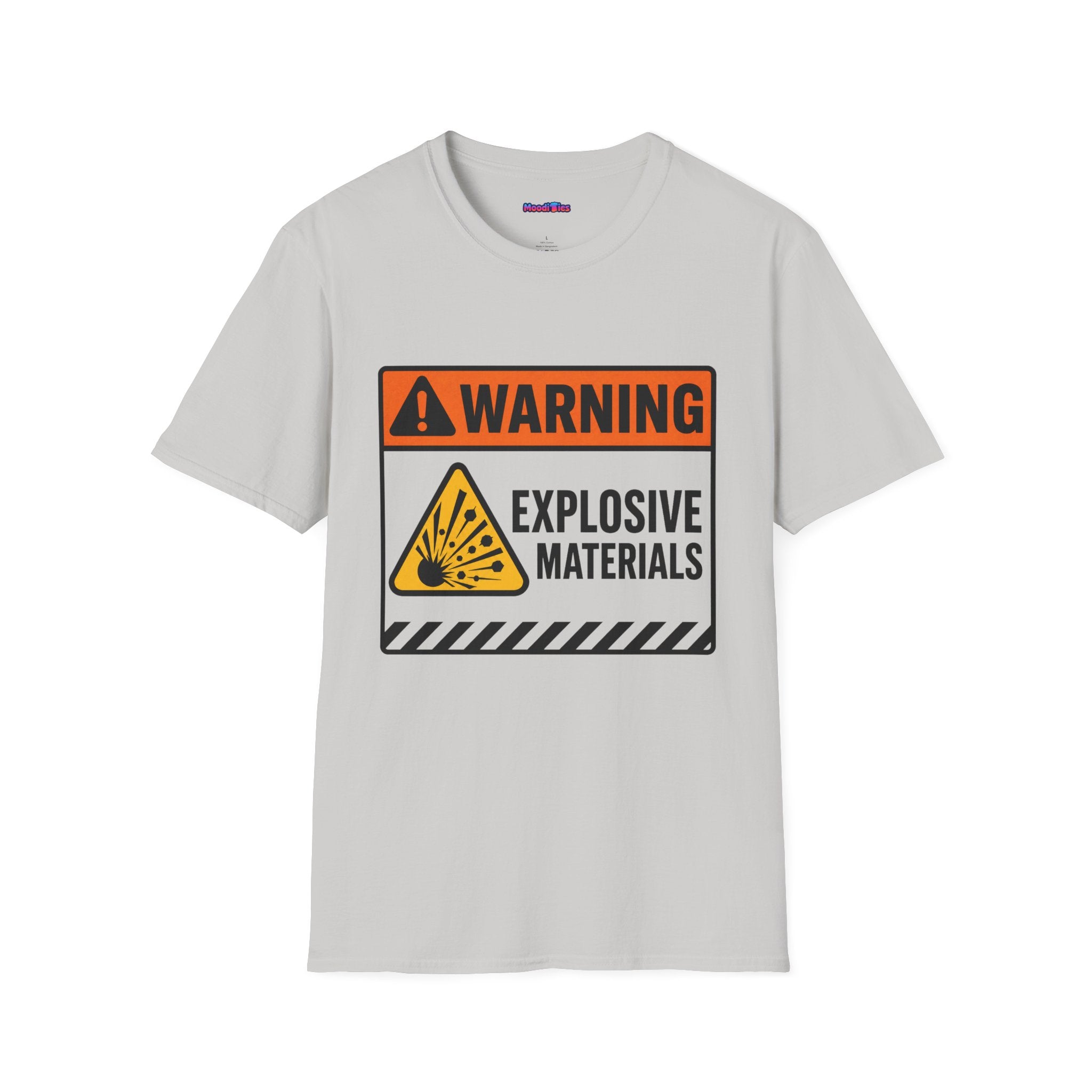 "Warning: Explosive Materials" Warning Sign T-Shirt