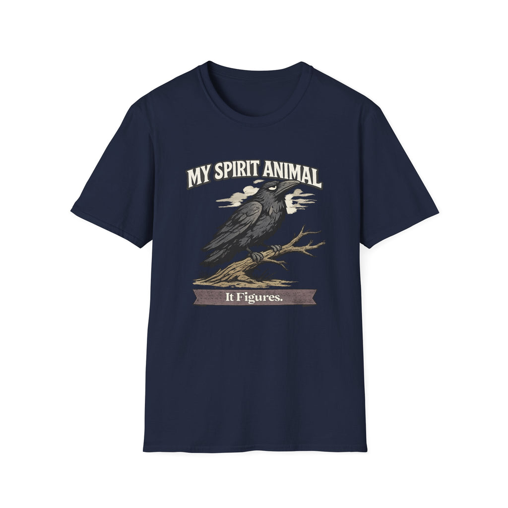 "My Spirit Animal: Raven (It Figures)" T-Shirt