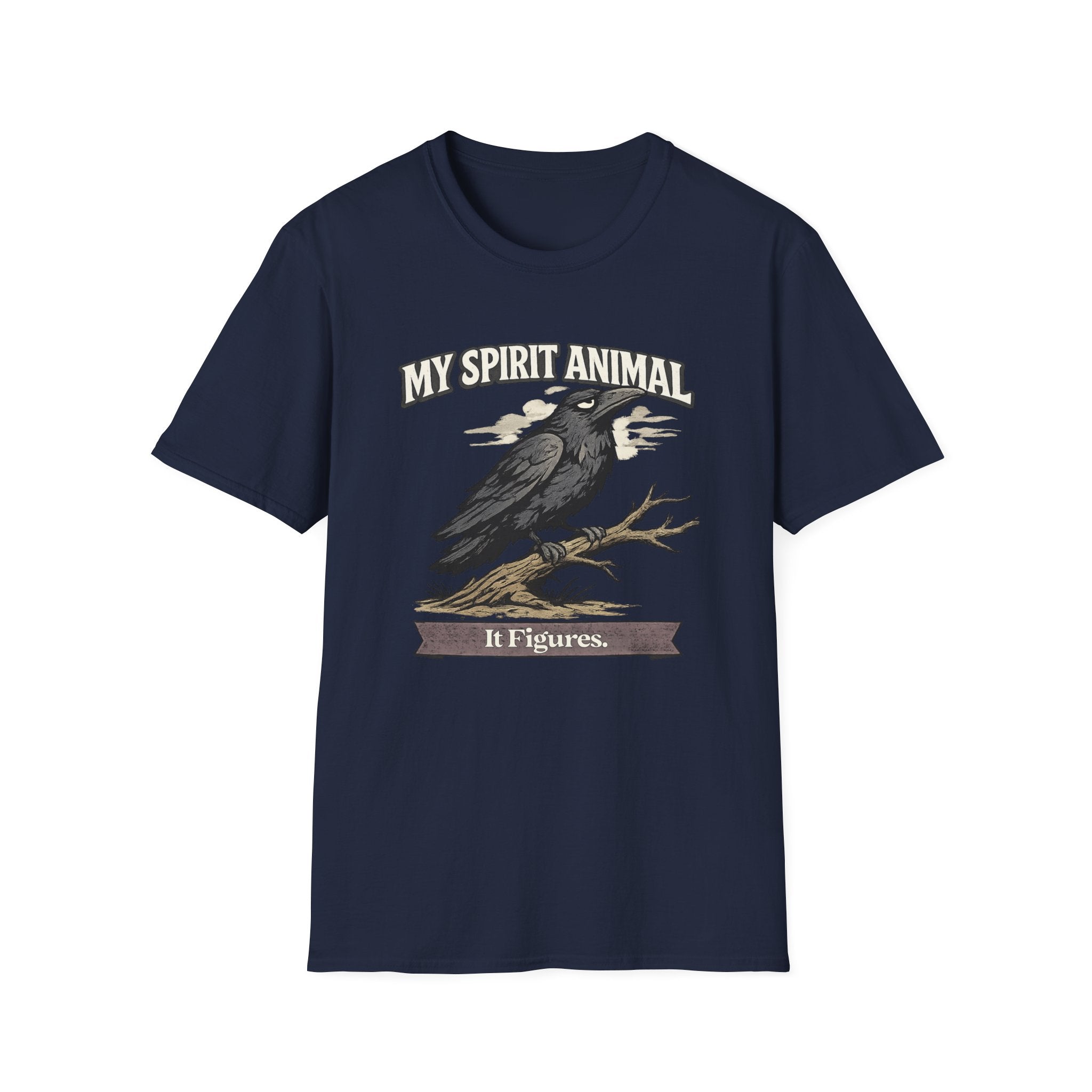 "My Spirit Animal: Raven (It Figures)" T-Shirt