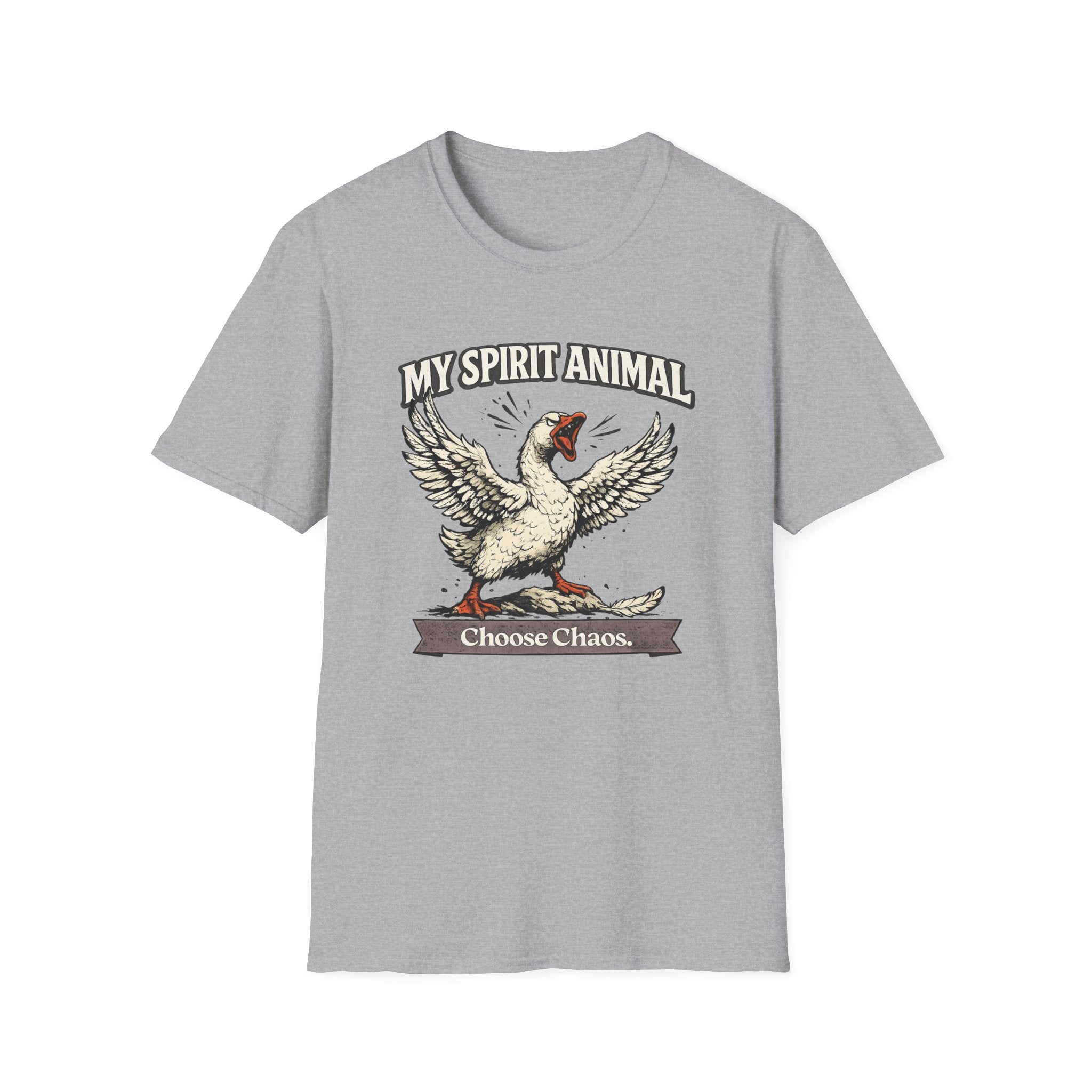 "My Spirit Animal: Goose (Choose Chaos)" T-Shirt