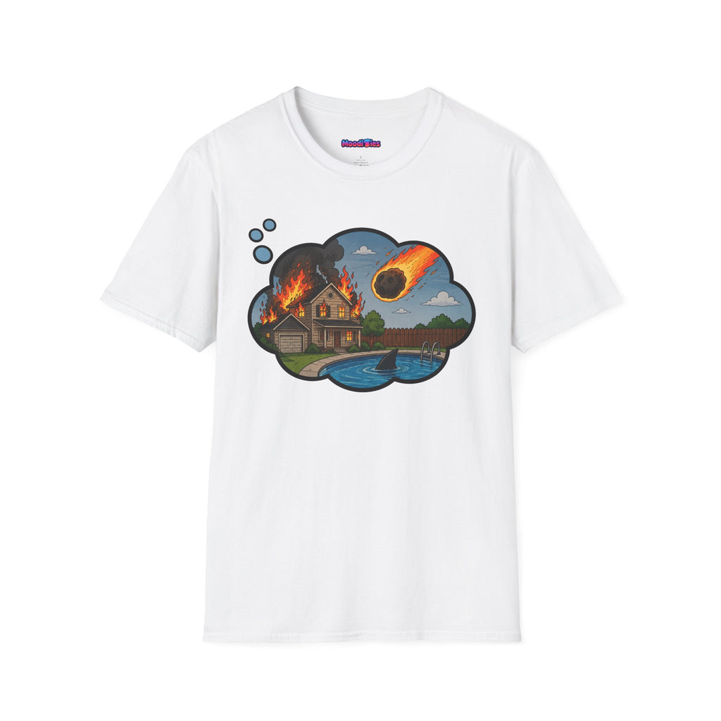 "End of the World" Anxiety Thought Bubble T-Shirt