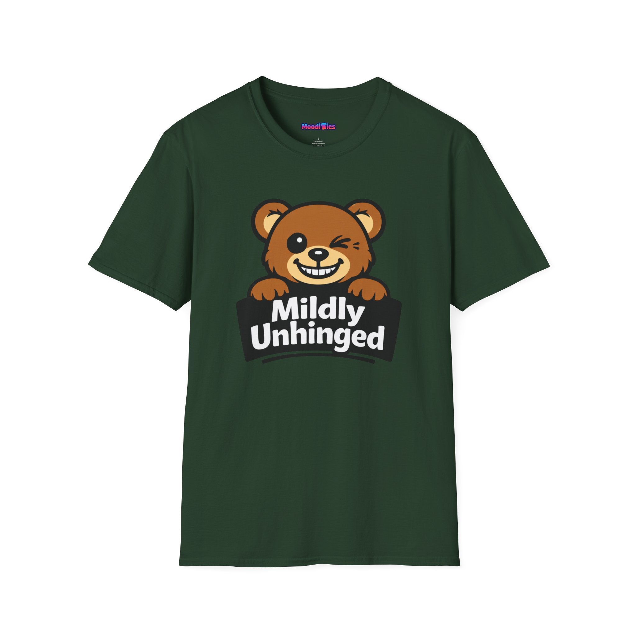 "Mildly Unhinged" Bear T-Shirt