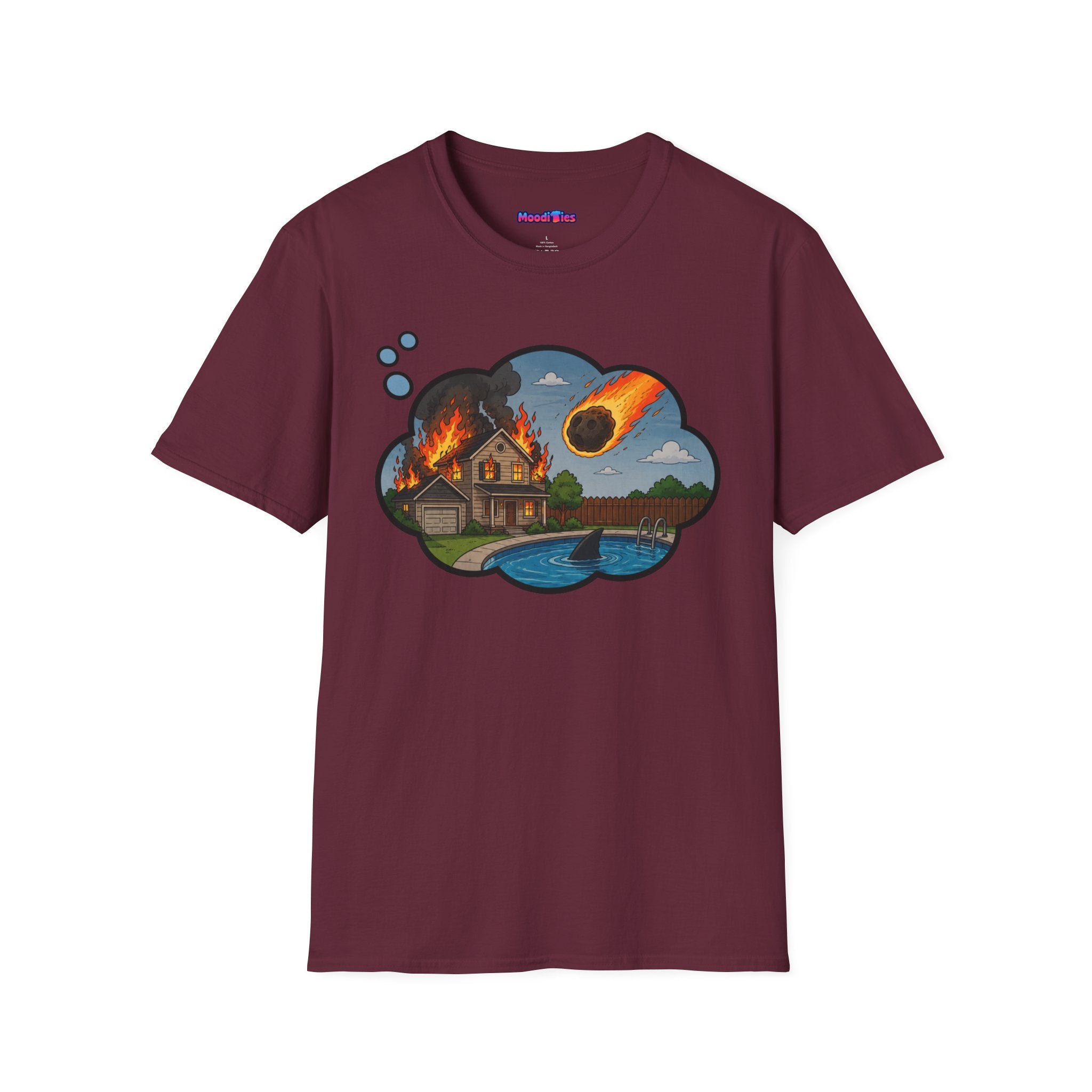 "End of the World" Anxiety Thought Bubble T-Shirt