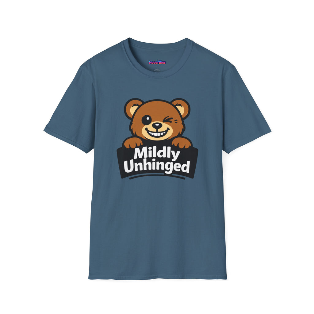 "Mildly Unhinged" Bear T-Shirt