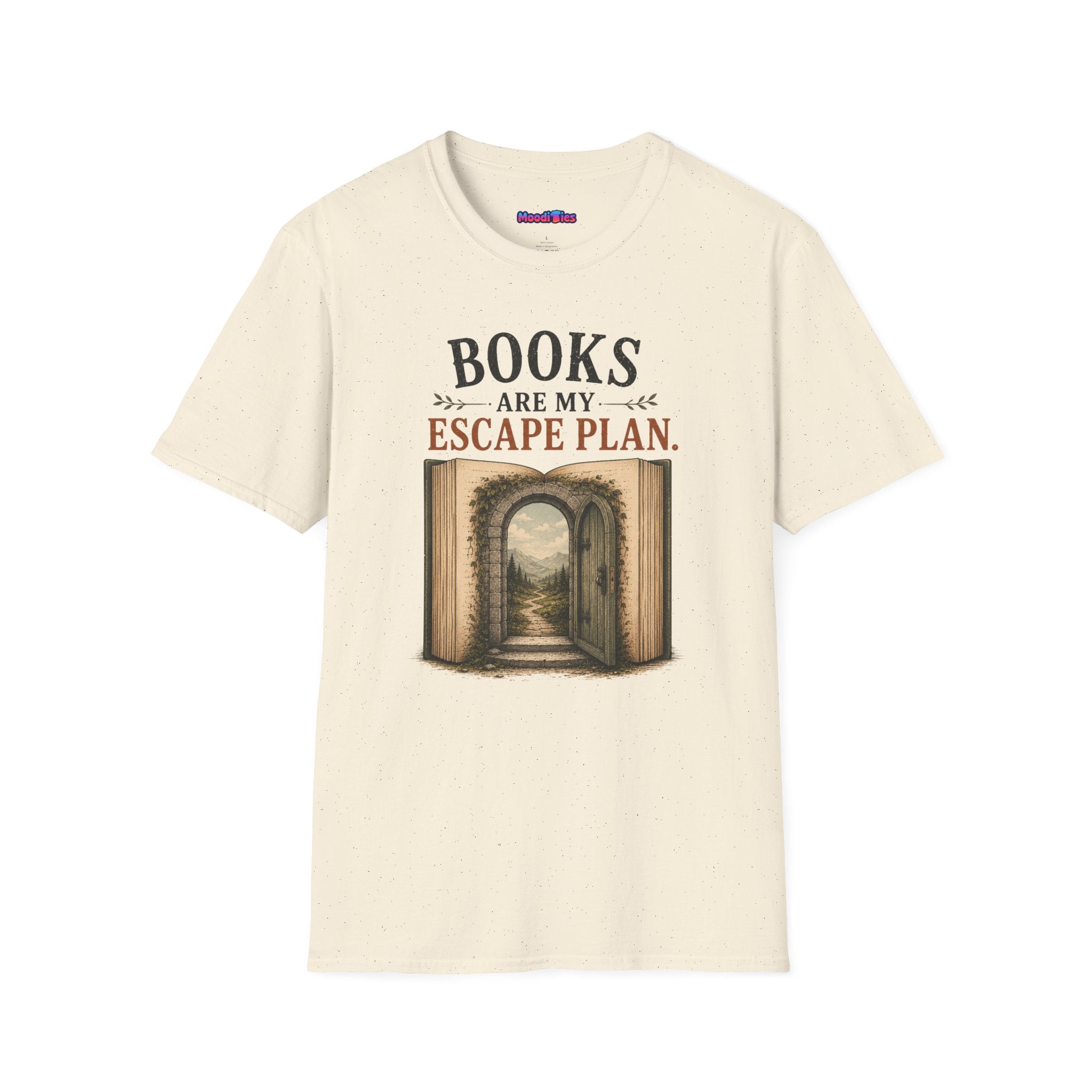 "Books Are My Escape Plan." Book Portal T-Shirt