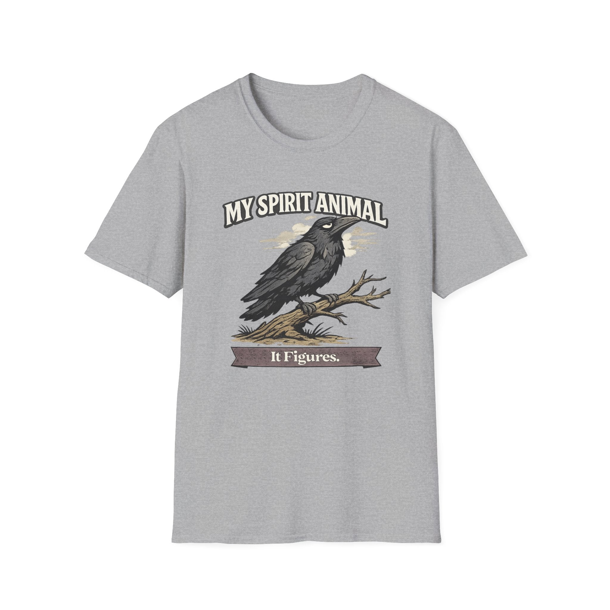 "My Spirit Animal: Raven (It Figures)" T-Shirt