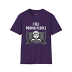 "I See Boring People" Spooked Boy T-Shirt