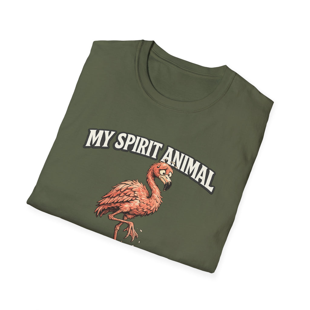 "My Spirit Animal: Flamingo (Technically Standing)" T-Shirt