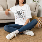 "God's Plan (But Like ... Can I See the Outline?)" Illustration T-Shirt