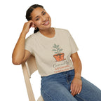 "Currently Growing Through It" Broken Potted Plant T-Shirt