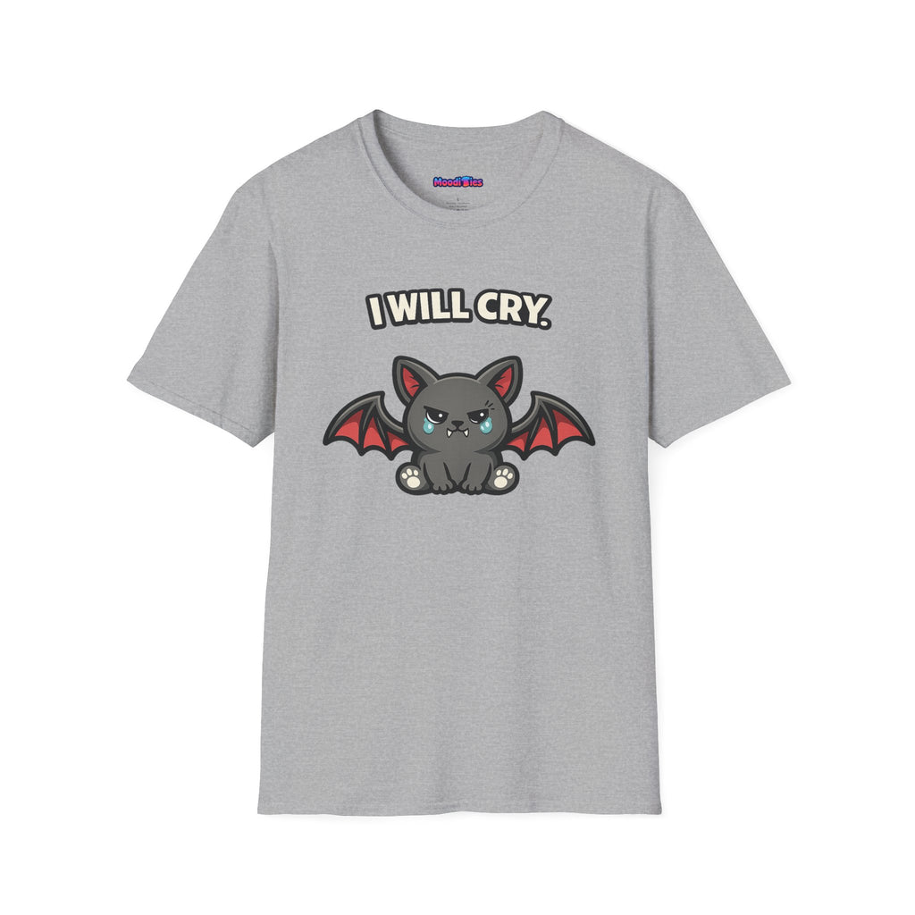 "I Will Cry" Kawaii Baby Bat T-Shirt