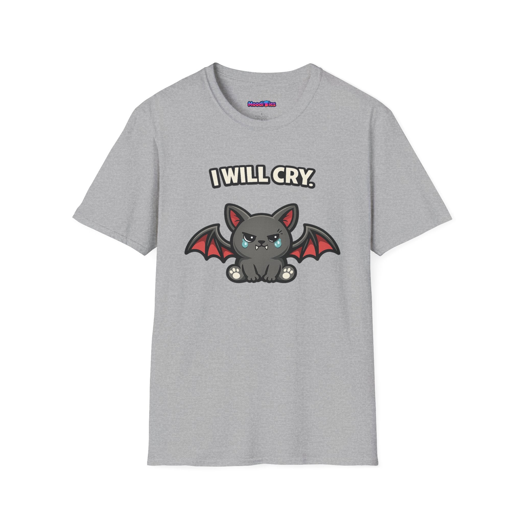 "I Will Cry" Kawaii Baby Bat T-Shirt