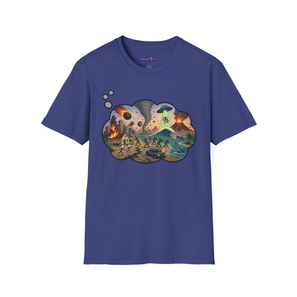 "End of the World, Day 2" Anxiety Thought Bubble T-Shirt