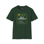 "Achievement Unlocked: Self-Awareness" Gamer Humor T-Shirt