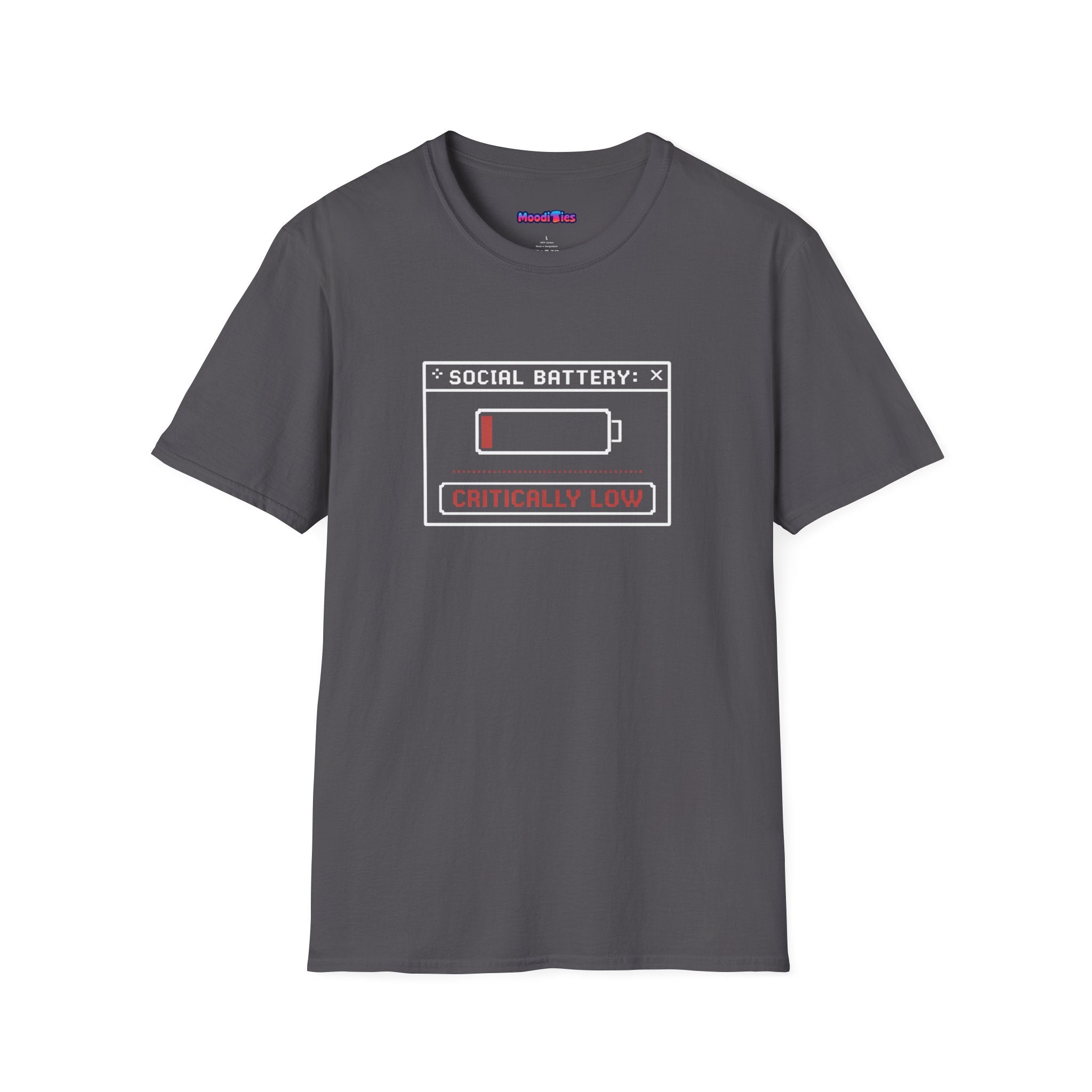 "Social Battery: Critically Low" T‑Shirt
