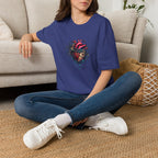 Entangled Heart T-Shirt — X-Ray Anatomical Heart Graphic Tee