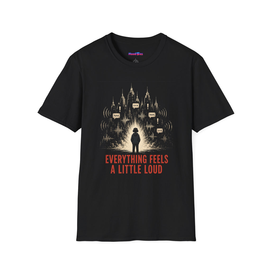 "Everything Feels A Little Loud" Noise City Skyline T-Shirt