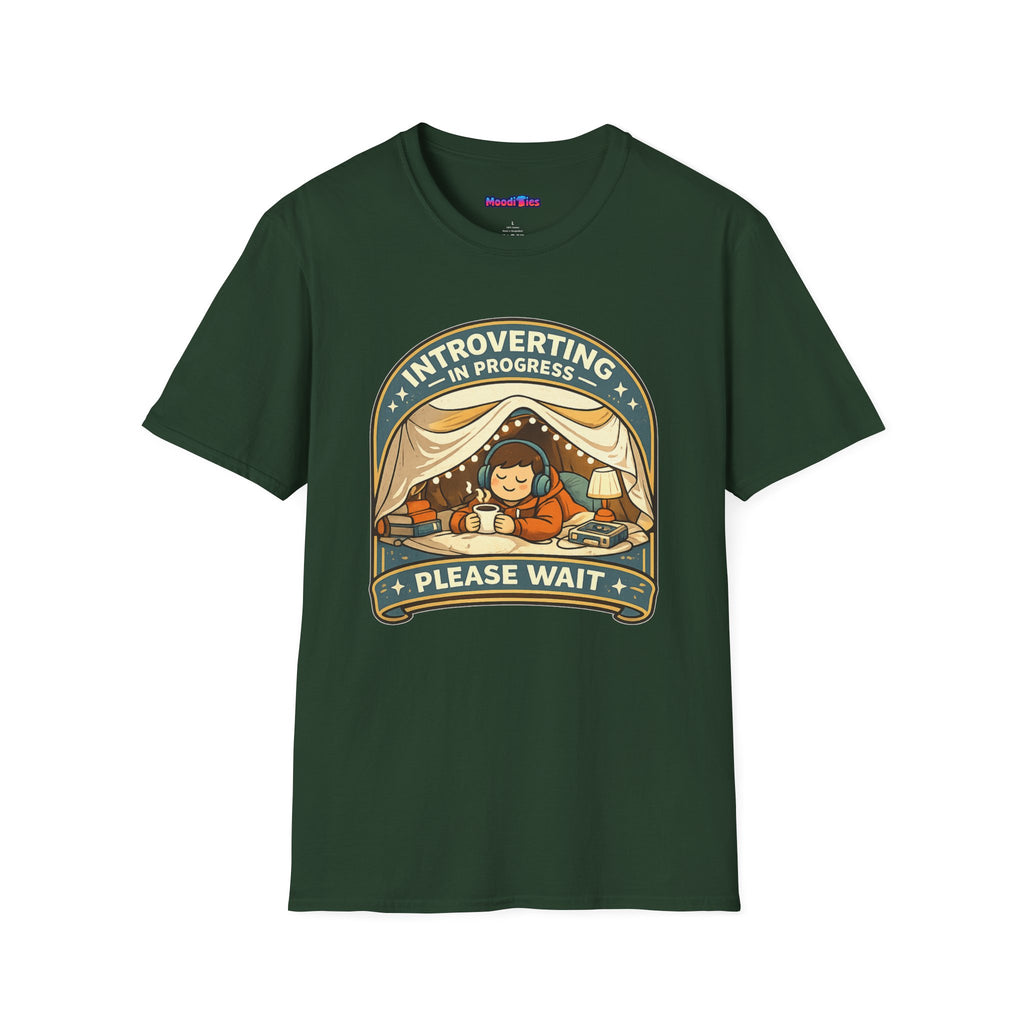 "Introverting In Progress, Please Wait" T-Shirt
