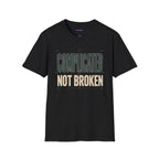 "Complicated, Not Broken" Maze Letters T‑Shirt