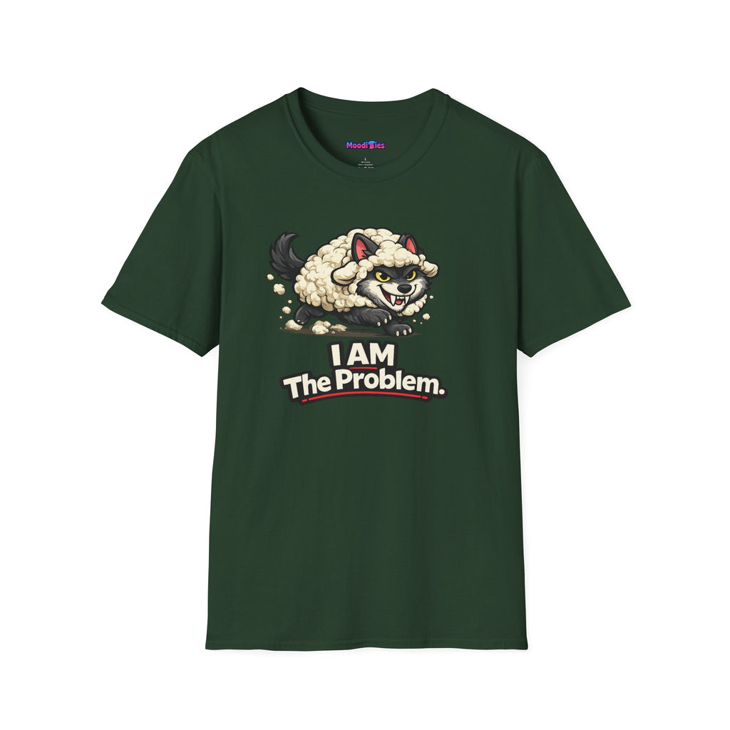 "I AM The Problem" Wolf in Sheep's Clothing T-Shirt