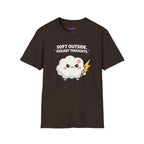 "Soft Outside. Violent Thoughts" Angry Cloud T-Shirt
