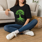 Digital Tree of Life (Green) Graphic T-Shirt