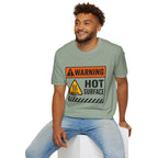 "Warning: Hot Surface" Warning Sign T-Shirt