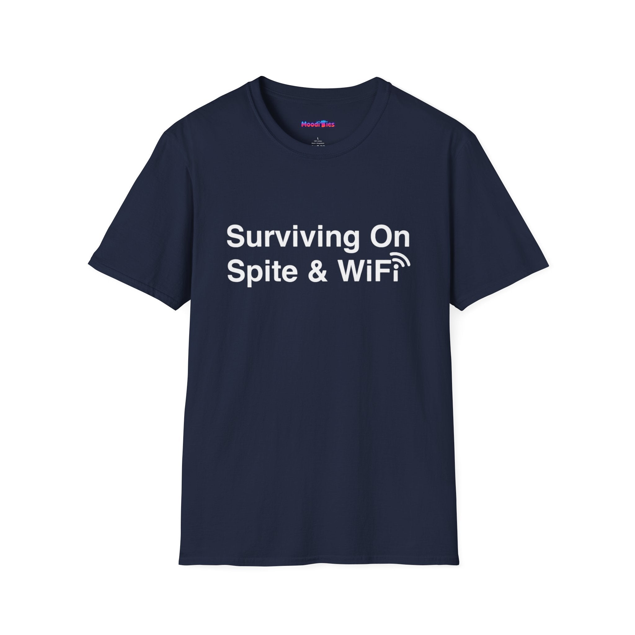 "Surviving On Spite & WiFi" T-Shirt