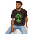 Digital Tree of Life (Green) Graphic T-Shirt