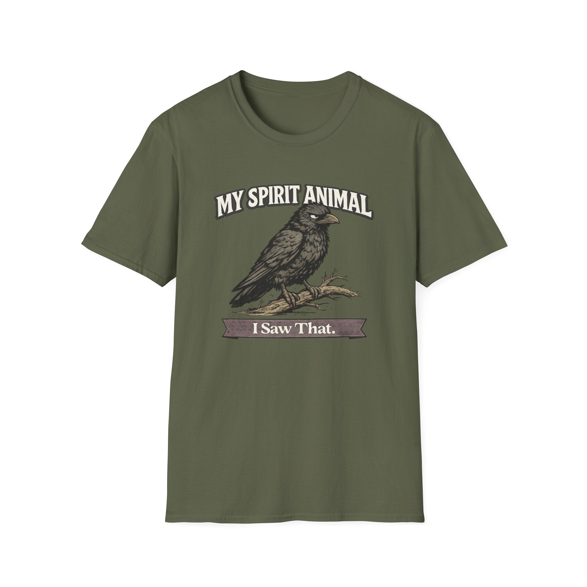 "My Spirit Animal: Crow (I Saw That)" T-Shirt