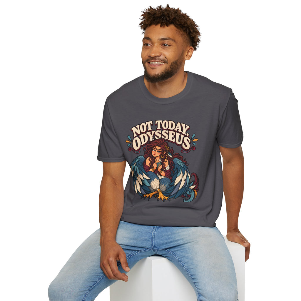 "Not Today, Odysseus" Siren with Coffee T-Shirt
