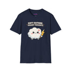 "Soft Outside. Violent Thoughts" Angry Cloud T-Shirt
