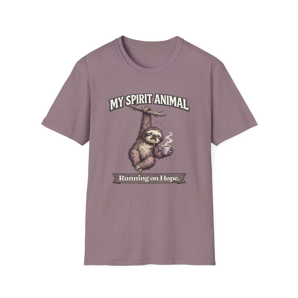 "My Spirit Animal: Sloth (Running on Hope)" T-Shirt