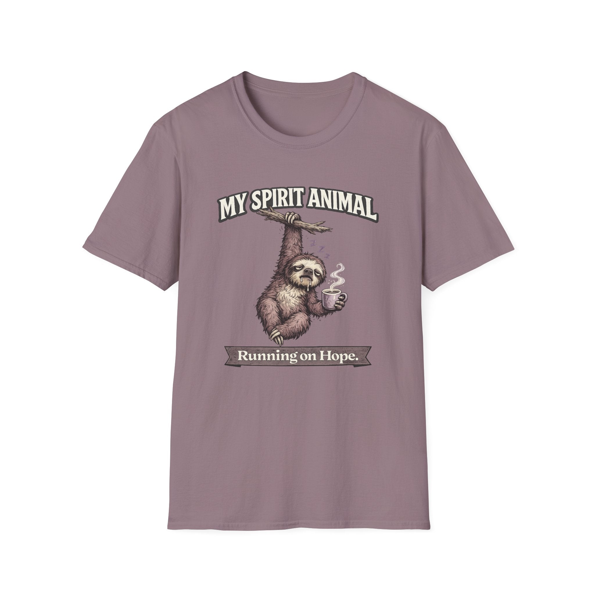 "My Spirit Animal: Sloth (Running on Hope)" T-Shirt